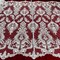1 Yard Gold Beaded & Corded Bridal Lace Fabric, Embroidered on 100% Polyester Mesh, 52” Width